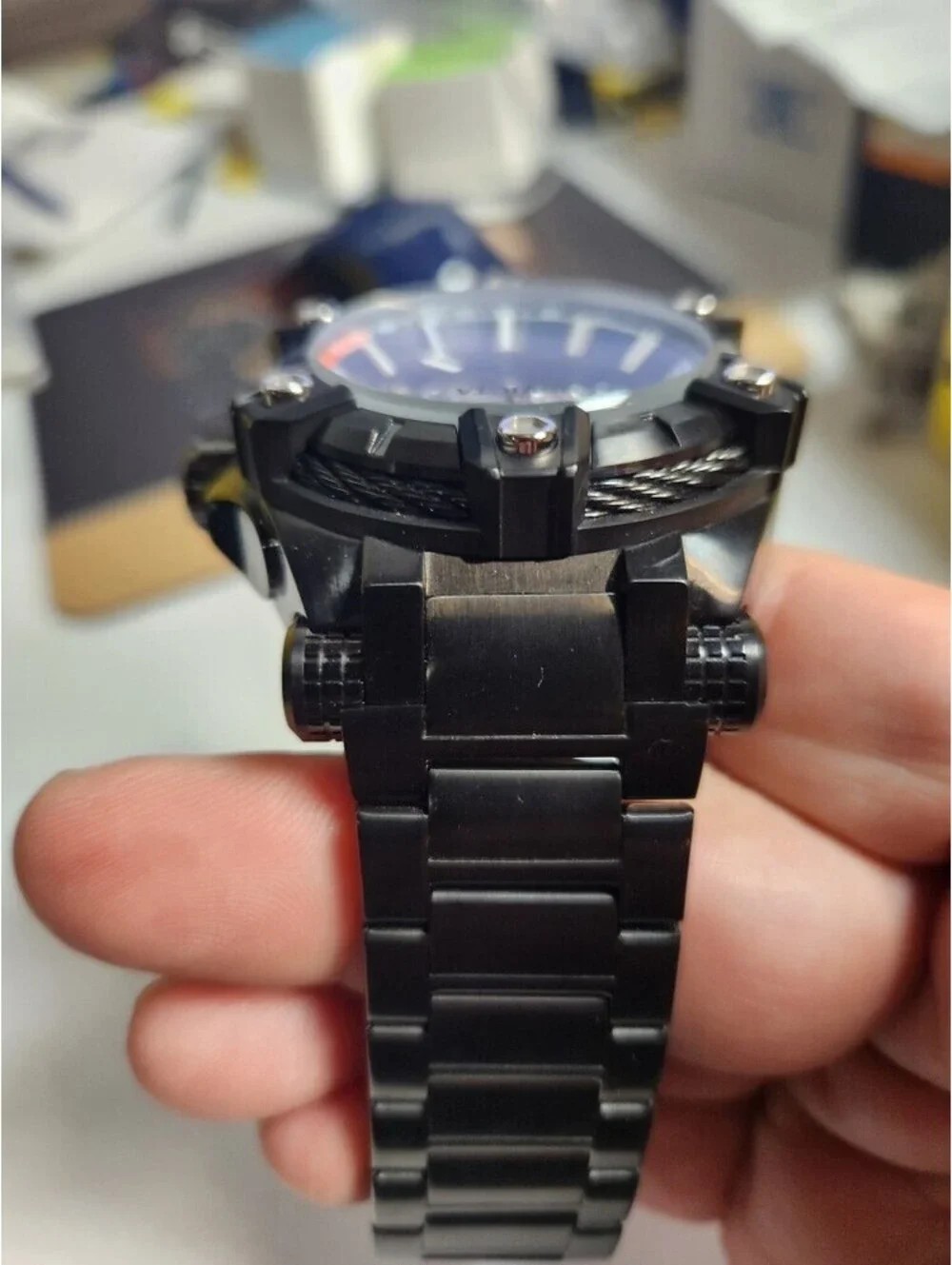 invicta Bolt Phantom Automatic Men's Watch - 52mm, Black (49059)